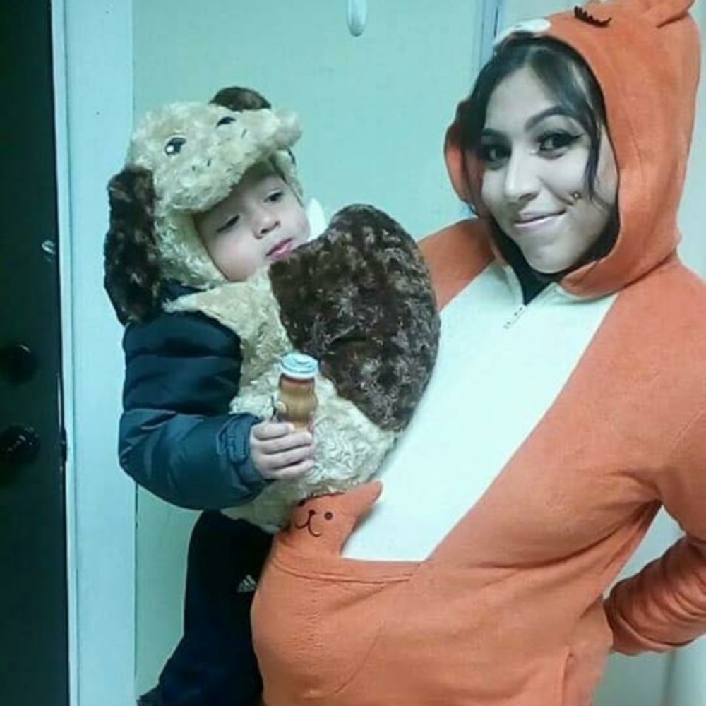Dog 3t and pregnant pregnancy kangaroo costume
